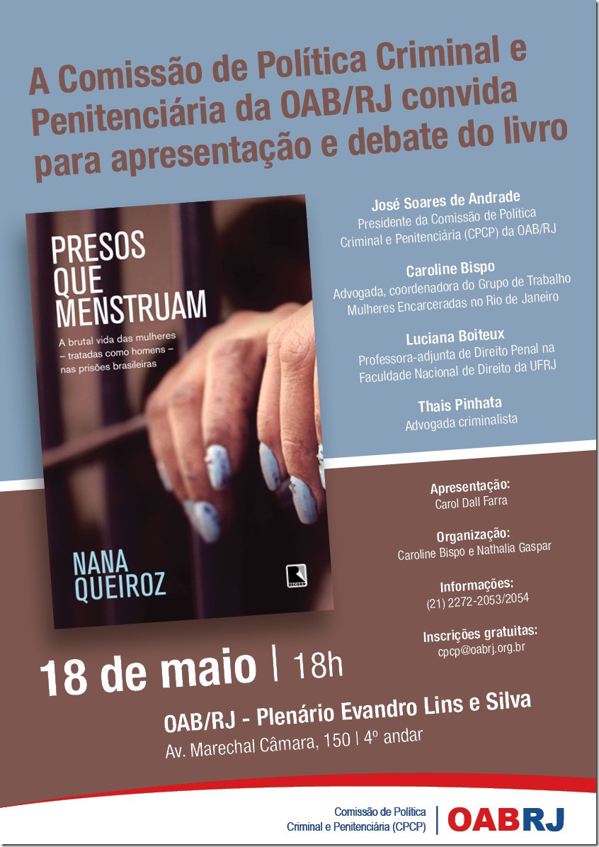 Read more about the article Palestra “Empoderamento Feminino: O Direito da Mulher e a Situação das Adolescentes Privadas de Liberdade”.