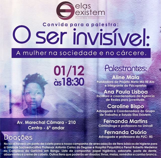Read more about the article O ser invisível: A Mulher na sociedade e no cárcere.